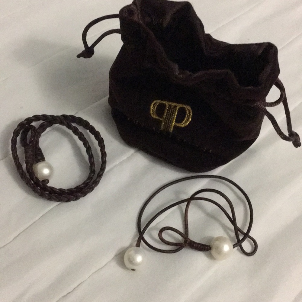 Vincent Peach pearl set